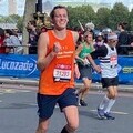 Hugo Besley running London Marathon