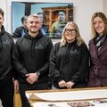 Cat Davies-McChesney, PPP Social Impact Lead, right, with Rob Ward, Jordan Mattinson and Emma Williamson of Revive. Pic:  Mark Regan