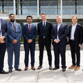 Mohammad Musallam, Strategy & Business Development Specialist at Lumeron, Faisal Alqanatish, CEO of Lumeron, Hamoud Almutairi, Embassy Deputy Head of 