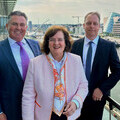 From left to right: David McMahon, CEO EMYDEX; Petra Baader, CEO BAADER Global SE; James Grennan, CTO EMYDEX