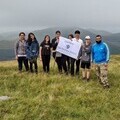 Cadets from Pioneer Academy CCF trekking in Snowdonia