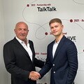 TAL CEO Nigel Barnett (left) with Earth founder Luke Chapman
