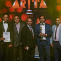 Cam Spice receiving ARTA Award 