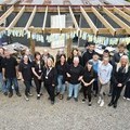 Staff, learners, funders, board members and volunteers at a Goodlives open day