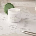 Eternal Skincare product alongside illustrative testing and assessment documentation.