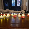 Candles lit in memory of loved ones at St Andrew