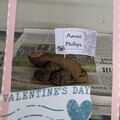 Binturong poo with Valentines day sign in it