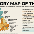 UK Map of regions at risk of losing digital images