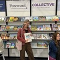 "Artist Cristina Cargasacchi-Jasper and Victoria showcasing the project at the 2026 Bologna Children’s Book Fair."