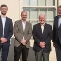 Pictured: Henry Baker (Headpoint Associate), Emmet Keating (Headpoint Partner), Herb Bate (Argus Fire Founder) and Simon Woodings (Argus Fire Chairman