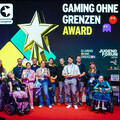 Winners and presenters at the Gaming ohne Grenzen Award 2026 / Martin Scherag Photography / Copyright: congstar