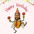 August birthday ecard