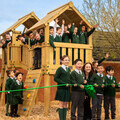 Climbing Frame Wanda (right), JC Mrs Sheehan, Vinnie, Kian (left)