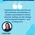 Quote from Yvonne Diaz, Co-founder and Chair, Oncogene Cancer Research