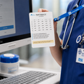 Nurse Using Identity Challenge Card