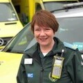 Debbie working for the London Ambulance Service