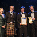 Arlene Stuart, Paul Easto (Wilderness Scotland), Alan McDonnell (Trees for Life), and Dougie Vipond. Image credit Mike Wilkinson