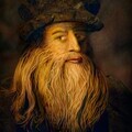 Food portrait of Italian master Leonardo da Vinci 