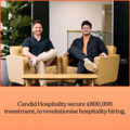 Image 001 shows, from left, Sam Brown and Nick Holroyd-Doveton of Candid Hospitality