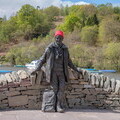 Iconic picture of Mountain Man, Tom Weir, at Balmaha Bay (pic credit Paul Saunders Photography) 
