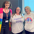 L-R Miriam Payne – Peninsula Group, Lucy Crisp – Together for Short Lives, Julie Williams – Francis House Children’s Hospice