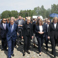 From left: Dotschy Reinhardt, Roman Kwiatkowski, Romani Rose, Manuela Schwesig, Malgorzata Kidawa-Blonska, Bärbel Bas / Jaroslaw Praszkiewicz