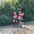 Two runners taking part in Run Prestwood