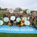 Scottish Rewilding Alliance Holyrood stunt. Credit Colin Hattersley