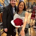 Timeless co-creators Christina Teenz Tan and Ron Danziger after they became engaged during recording sessions at Abbey Road Studios