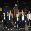 The cast of Ensemble 84 perform Pits, People and Players in 2025