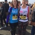 Mum Jo and her friend taking on the Bedford Half on behalf of The Sick Children’s Trust