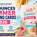 Summer Digital Greeting Cards