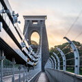 The historic iron chains of the Clifton Suspension Bridge will be refurbished over the next two years, Bristol, UK