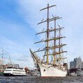 Tall ships are regular guests at Port Anniversary Hamburg