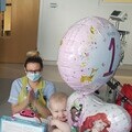 Esme Parker celebrates her first birthday on Ward84 at Royal Manchester Childrens Hospital