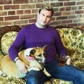Alexander with his Rescued Corgi, Amelia, who is a Mental Health Support Animal