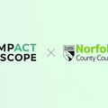 Banner showing logos of ImpactScope and Norfolk County Council