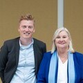 CEO, Go Autonomous, Bjarke Ruse Sejersen, and Maria Laine, President Boeing UK,  Ireland and the Nordic region