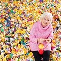 Star knitter Maria Dunbobbin. Image: William Lailey / SWNS