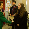 HRH Princess Anne meets Laura Tripp, a Lattitude volunteer from New Zealand. Photo by jayclappphotography.co.uk