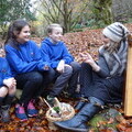 Pupils from Invergarry Primary School with singer and harpist Claire Hewitt