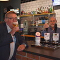 From left to right: Chief Executive of Saint Michael’s. Tony Collins and Director of Rooster’s Brewing Co, Ian Fozard.