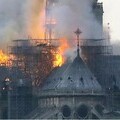 Notre Dame burning