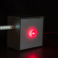 Laser powering usb LED strip