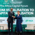 Dr. Olayemi Cardoso, Governor of the Central Bank of Nigeria, with Odile Renaud-Basso, President of the EBRD, at The Africa Capital Forum
