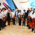 Rachel Landon, CEO of MiSST; Astrid Gabler, CEO of PATRIZIA Foundation; composer Andrew Lloyd Webber; Wolfgang Egger, Founder of PATRIZIA Foundation