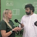 Cass Francis speaks to Nish Kumar at Lobby Day