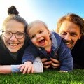 Family photo - Mary, Alfie and Joe