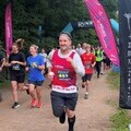 Runners setting of the on the Race the Light trail run in Wendover Woods.