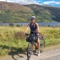 Sarah De Groen pictured on a training bike ride